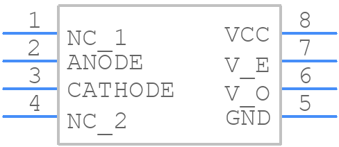 HCPL-2601-300E - Avago Technologies - PCB symbol