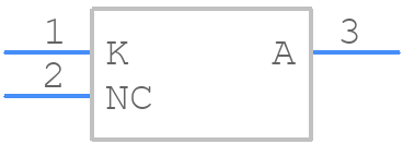 HSMS-2850-BLKG - Avago Technologies - PCB symbol