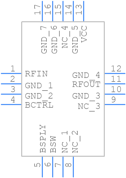 MGA-25203-BLKG - Avago Technologies - PCB symbol