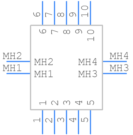 M80-8281042 - Harwin - PCB symbol