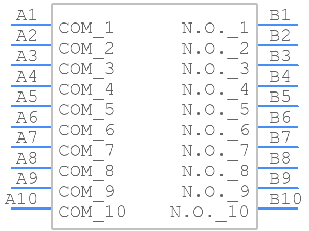 A6S-0104-H - OMRON Electronics - PCB symbol