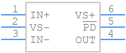 XOPA607IDCKT - Texas Instruments - PCB symbol