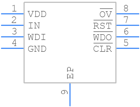 MAX1613600/VY+ - Analog Devices - PCB symbol