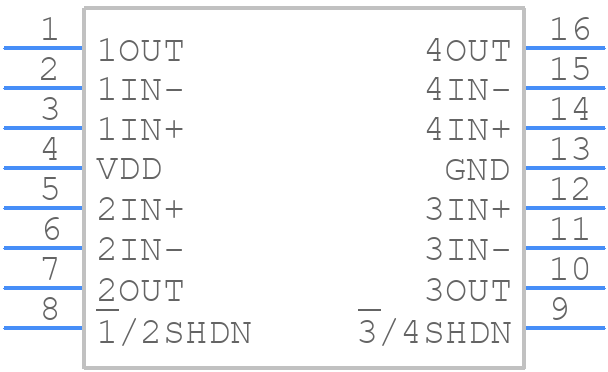 TLV2775ID - Texas Instruments - PCB symbol