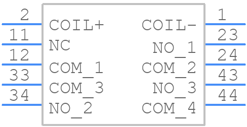 G7SA-3A1B 24DC - OMRON Electronics - PCB symbol