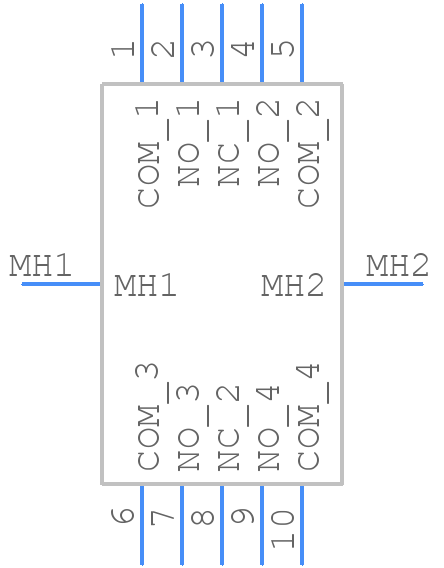 SSSF024800 - ALPS Electric - PCB symbol