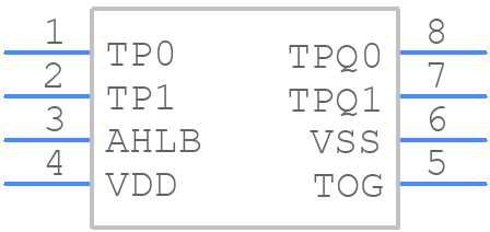 TTP224B-RO8N - TONTEK - PCB symbol