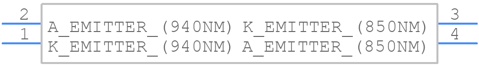 SFH 7252 - ams OSRAM - PCB symbol