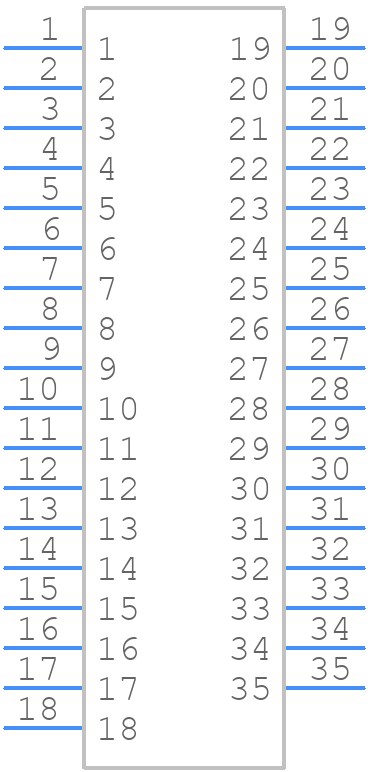 3012S-04(4.57) - MH CONNECTORS - PCB symbol