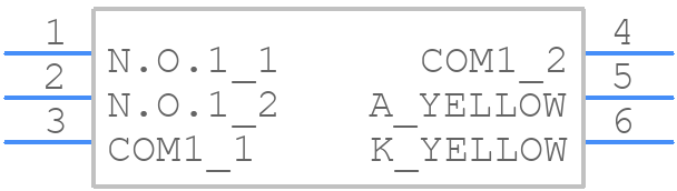 B3W-9012-Y1N - OMRON Electronics - PCB symbol