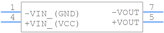 TDL 2-0512 - Traco Power - PCB symbol