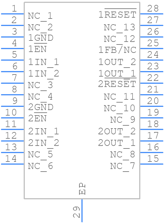 TPS767D318PWPR - Texas Instruments - PCB symbol