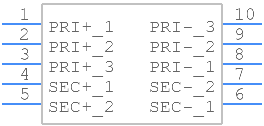 B78334B1018A003 - TDK - PCB symbol
