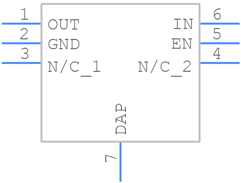 LP3990SD-1.2 - Texas Instruments - PCB symbol