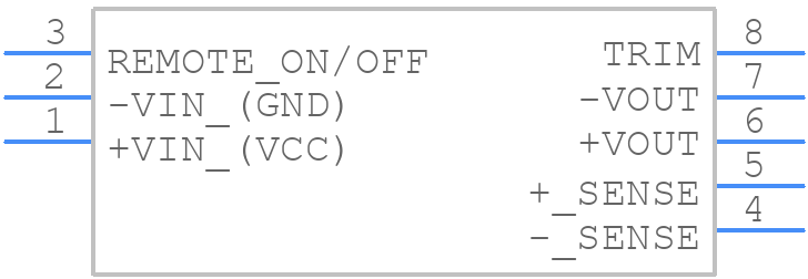 TEN 40-2411WI - Traco Power - PCB symbol