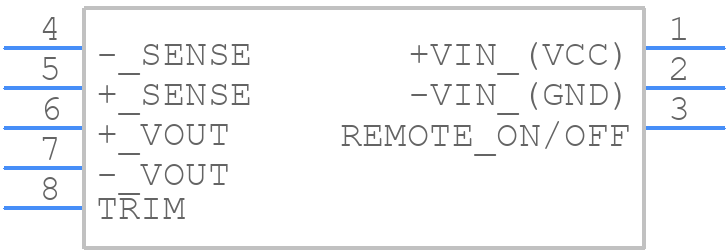 TEN 40-2412WI - Traco Power - PCB symbol