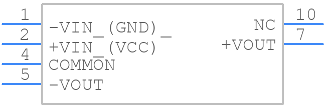 TES 1-1223 - Traco Power - PCB symbol