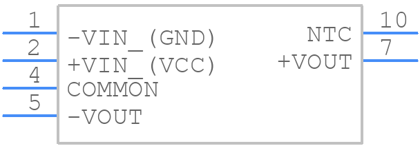 TES 1-2421 - Traco Power - PCB symbol
