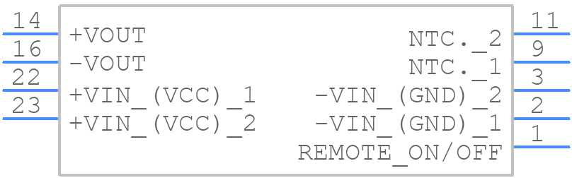 THD 12-2412 - Traco Power - PCB symbol