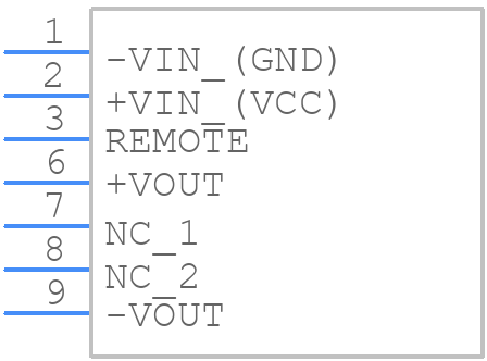 TMR 2-4812WI - Traco Power - PCB symbol
