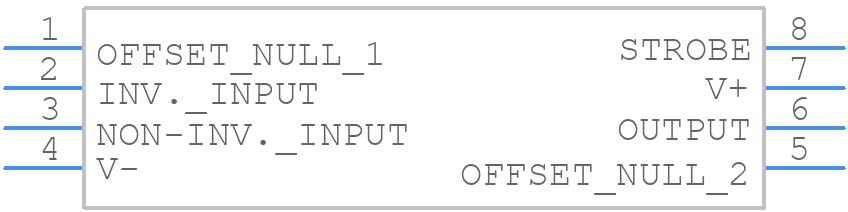 CA3140MZ - Renesas Electronics - PCB symbol