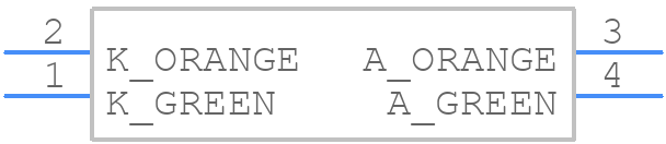 HSMF-C177 - Avago Technologies - PCB symbol
