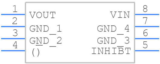 LM2931AD-3.3 - STMicroelectronics - PCB symbol