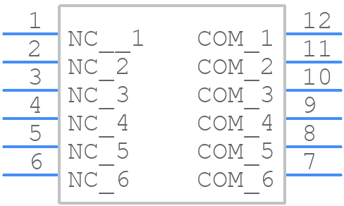 DBS 6106 - KNITTER-SWITCH - PCB symbol