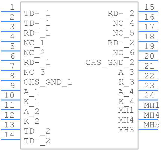 HY911205CE - Hanrun Electronics - PCB symbol