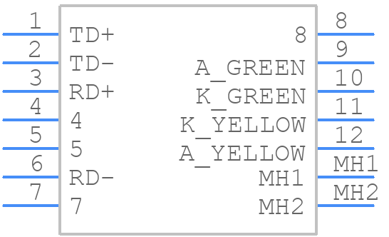 HR961142AE - Hanrun Electronics - PCB symbol