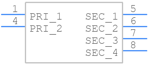 F28-085-C2 - Triad Magnetics - PCB symbol