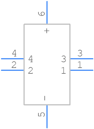 TL6275BA2PQUR - E-Switch - PCB symbol