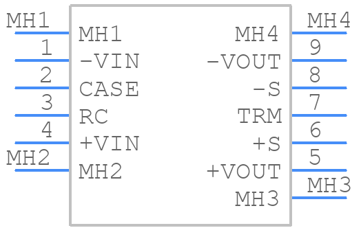 CBS2004848 - Cosel - PCB symbol