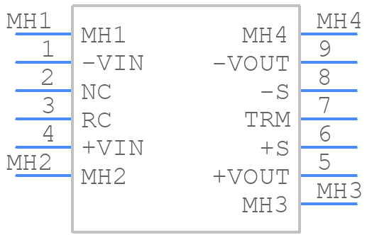 CBS3504824 - Cosel - PCB symbol