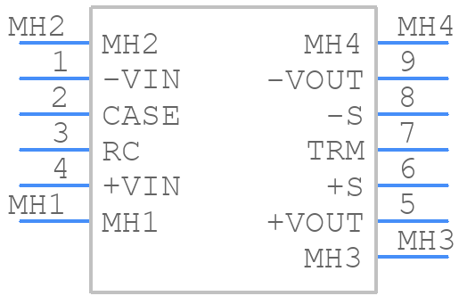 CBS504824 - Cosel - PCB symbol