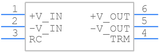 ZUS252412 - Cosel - PCB symbol