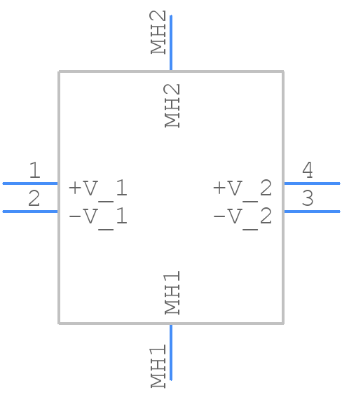 ZUS62412 - Cosel - PCB symbol