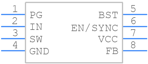MP9942GJ-P - Monolithic Power Systems (MPS) - PCB symbol