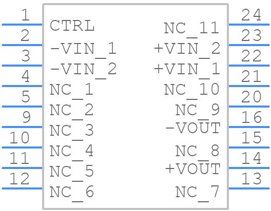 RP12-2412SAW - RECOM Power - PCB symbol