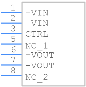 RS3-0509S - RECOM Power - PCB symbol