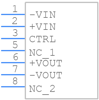 RS3-123.3S - RECOM Power - PCB symbol