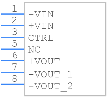 RS3-2412S - RECOM Power - PCB symbol