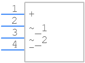 KBL06G - HY Electronic - PCB symbol