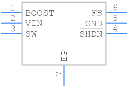LT1933IDCB#PBF - Analog Devices - PCB symbol