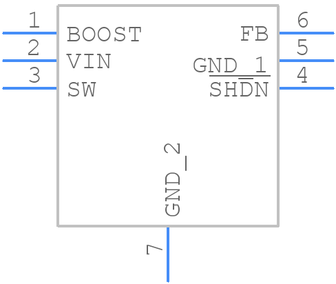 LT1933HDCB#PBF - Analog Devices - PCB symbol