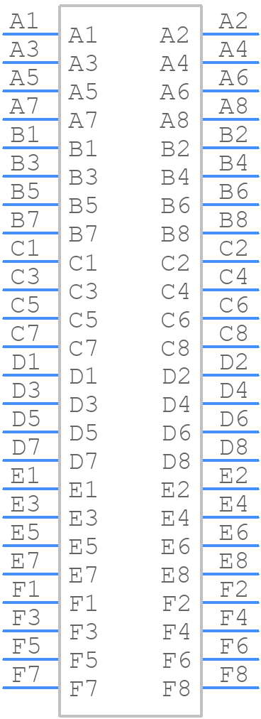 43223-8158 - Molex - PCB symbol