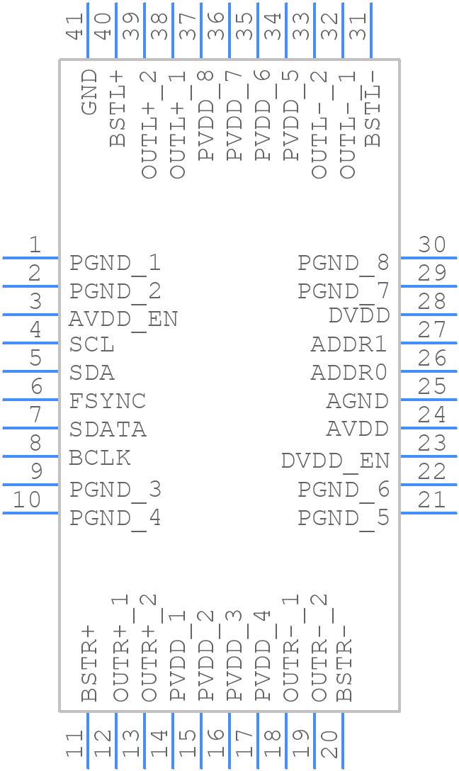 SSM3582BCPZ - Analog Devices - PCB symbol