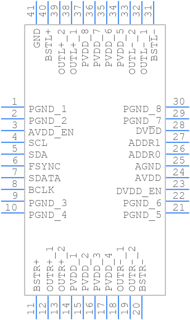 SSM3582BCPZR7 - Analog Devices - PCB symbol