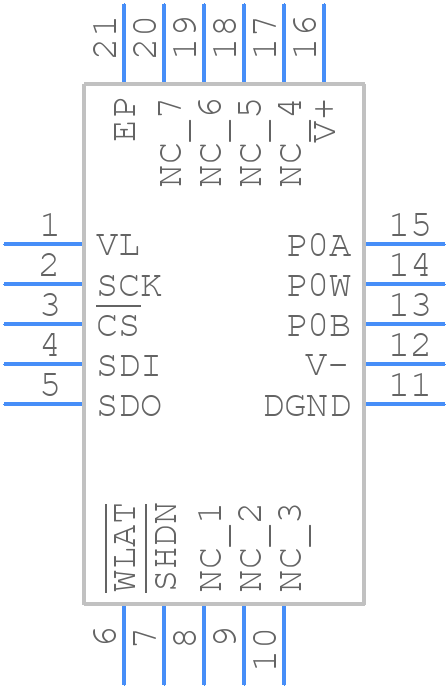 MCP41HV51-503E/MQ - Microchip - PCB symbol