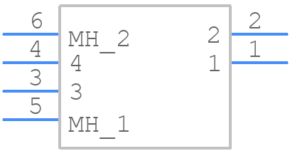 M80-5430442 - Harwin - PCB symbol